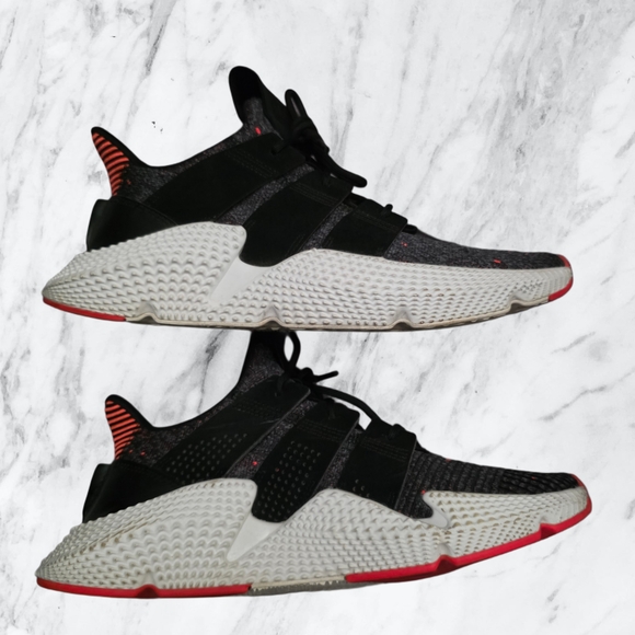 adidas Black and Red Athletic Shoes - Picture 2 of 7